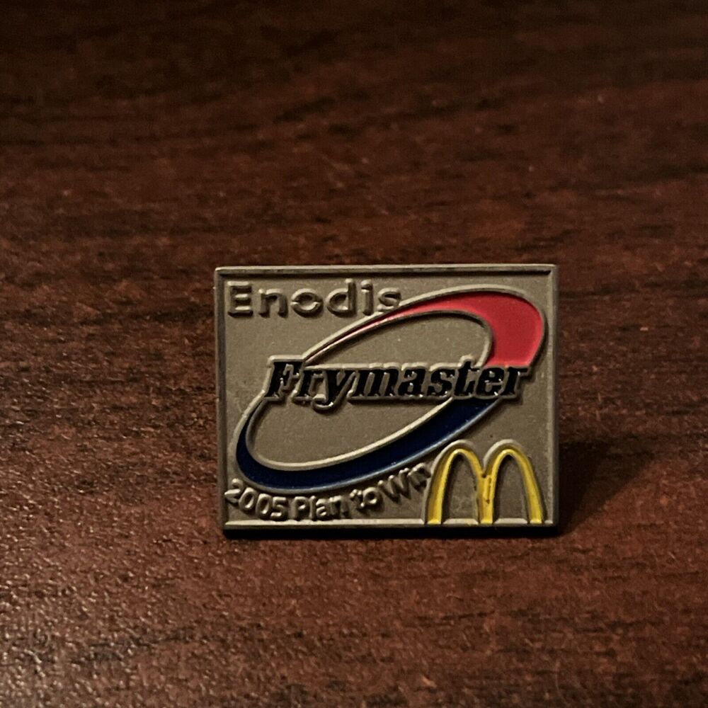 McDonald’s Enodis Frymaster 2005 Plan‎ To Win Employee Lapel Hat Pin
